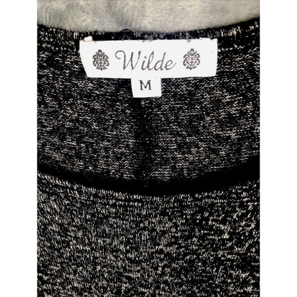 Ellie Wilde Dress  Woman’s Adult Size Medium Black/Gray - Picture 3 of 14